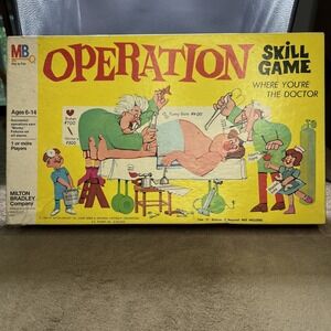 Milton Bradley Operation Board Game 1965‎ Vintage INCOMPLETE Not Tested